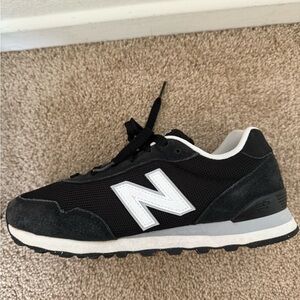 New Balance Black and White Athletic Shoes